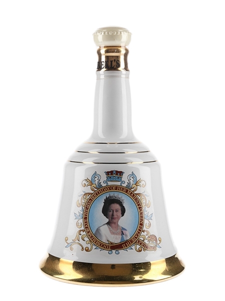 Bell's Ceramic Decanter Queen Elizabeth II 60th Birthday 75cl / 43%