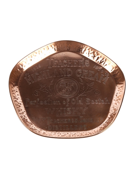 Teacher's Highland Cream 1830-1930 Copper Plate  21.5cm diameter