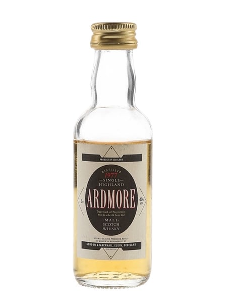 Ardmore 1977 Bottled 1990s - Gordon & MacPhail 5cl / 40%