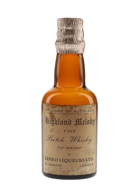 Highland Melody Bottled 1950s 5cl / 40%