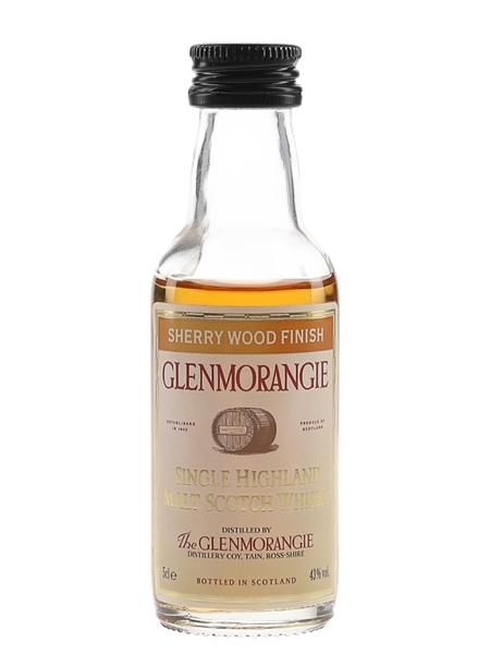 Glenmorangie Sherry Wood Finish Bottled 1990s 5cl / 43%