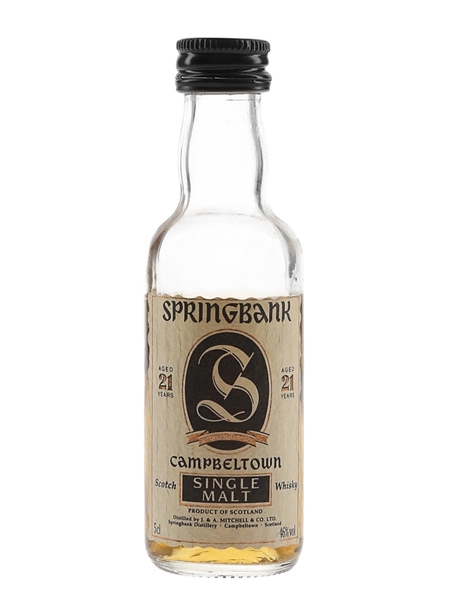 Springbank 21 Year Old Bottled 1990s 5cl / 46%