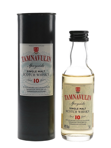 Tamnavulin 10 Year Old Bottled 1990s 5cl / 40%