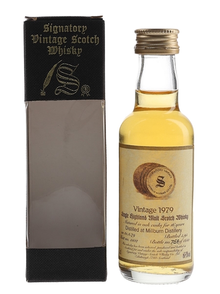 Millburn 1979 16 Year Old Bottled 1995 - Signatory Vintage 5cl / 60.1%