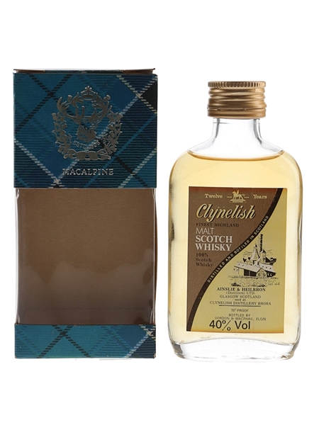 Clynelish 12 Year Old Bottled 1980s - Gordon & MacPhail 5cl / 40%