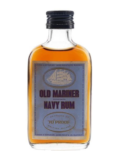 Old Mariner Demerara Navy Rum Bottled 1960s - James Pickup & Co. 5cl / 40%