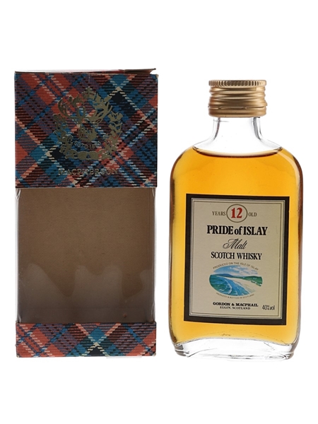 Pride Of Islay 12 Year Old Bottled 1980s - Gordon & MacPhail 5cl / 40%