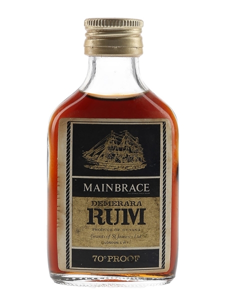 Mainbrace Demerara Navy Rum Bottled 1960s-1970s 5cl / 40%