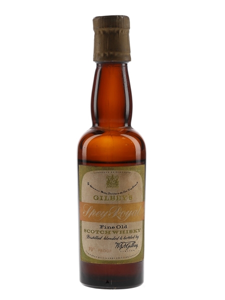 Gilbey's Spey Royal Bottled 1950s - W A Gilbey 5cl / 40%