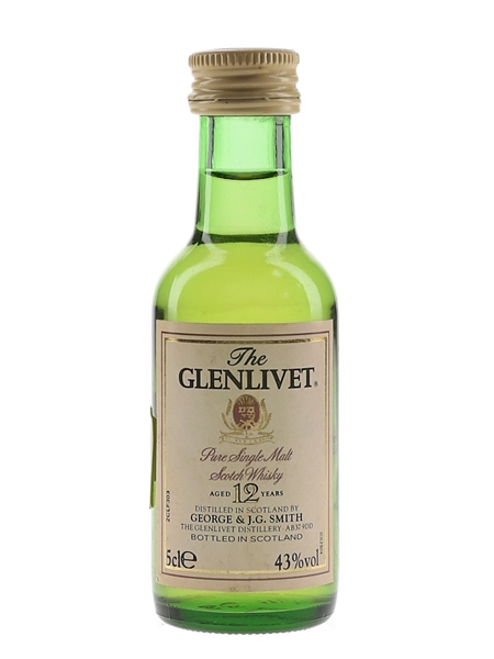 Glenlivet 12 Year Old Bottled 1980s 5cl / 43%