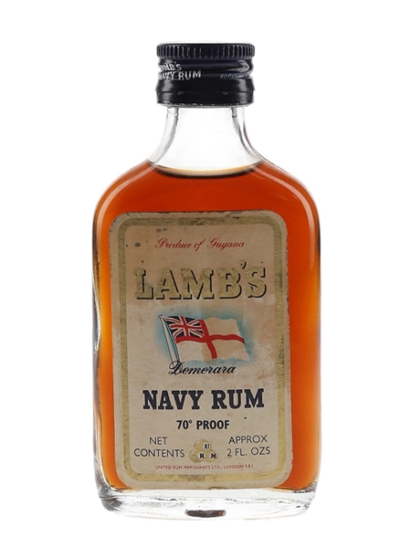 Lamb's Navy Rum Bottled 1970s 5.6cl / 40%