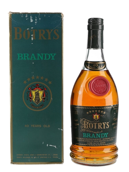 Botrys 40 Year Old Greek Brandy Bottled 1970s 70cl / 41%