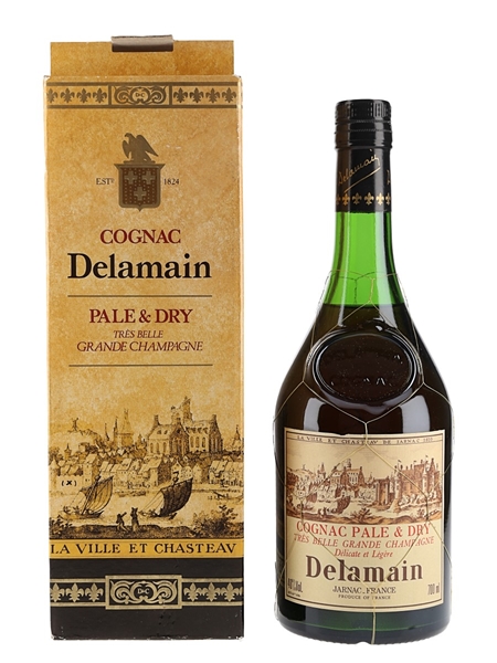 Delamain Pale & Dry Bottled 1980s-1990s 70cl / 40%