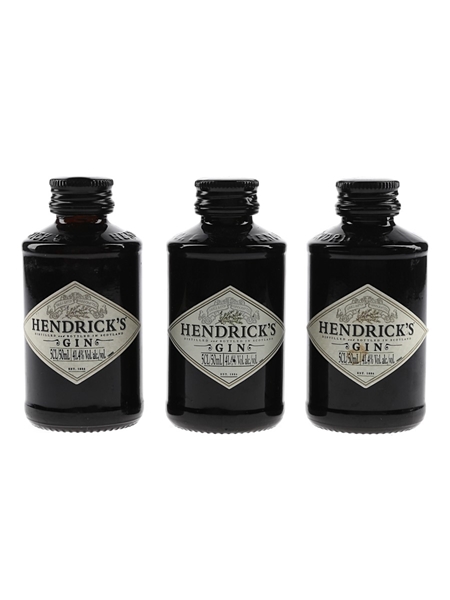 Hendrick's Gin  3 x 5cl / 41.4%