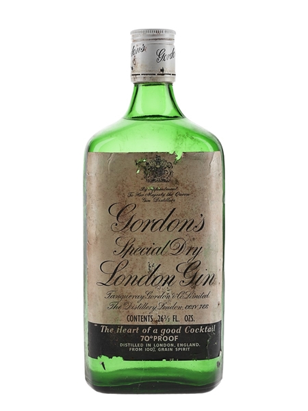 Gordon's Special Dry London Gin Bottled 1970s 75.7cl / 40%