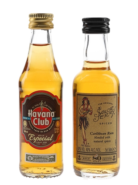 Havana Club & Sailor Jerry  2 x 5cl / 40%