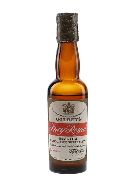 Gilbey's Spey Royal Bottled 1950s - W A Gilbey 5cl / 40%