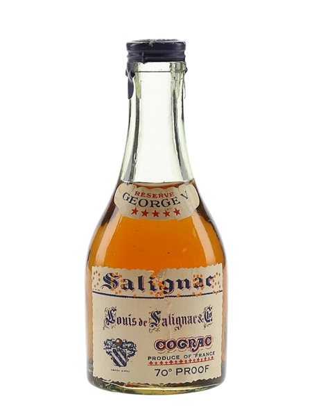 Salignac George V Reserve Bottled 1950s-1960s 5cl / 40%