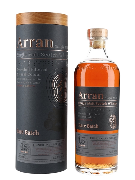 Arran 15 Year Old Rare Batch French Oak - Bordeaux 70cl / 52.8%