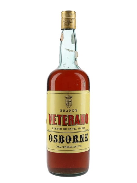 Osborne Veterano Brandy Bottled 1970s 100cl