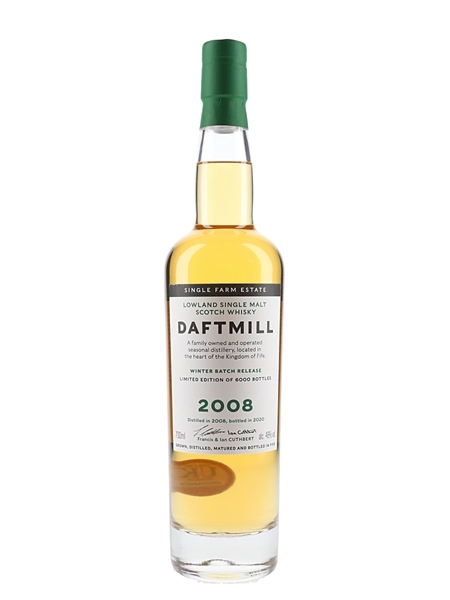 Daftmill 2008 Bottled 2020 - Winter Batch Release 70cl / 46%