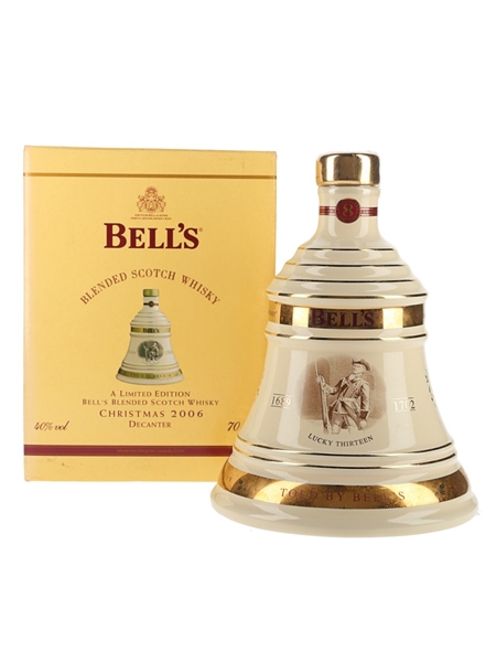 Bell's Christmas 2006 Ceramic Decanter Lucky Thirteen 70cl / 40%