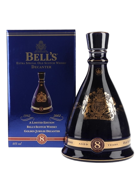 Bell's Ceramic Decanter 2002 Golden Jubilee Queen Elizabeth II 50 Years Reign 70cl / 40%