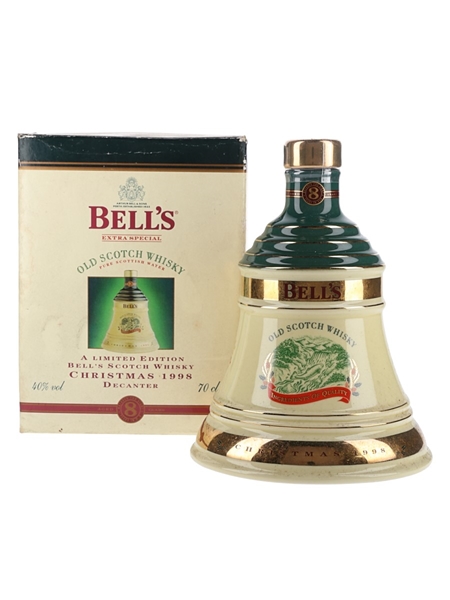 Bell's Christmas 1998 Ceramic Decanter Ingredients of Quality 70cl / 40%