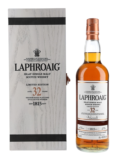 Laphroaig 32 Year Old Limited Edition Bottled 2015 70cl / 46.6%