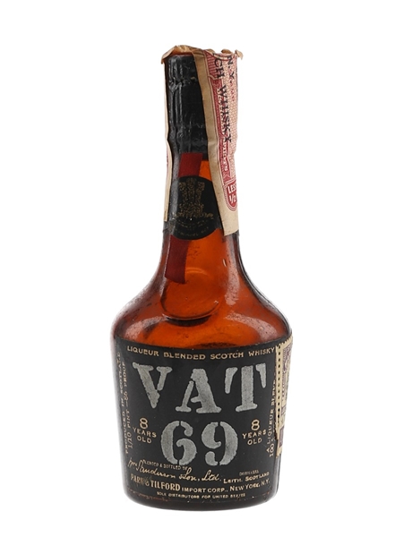 Vat 69 8 Year Old Bottled 1930s-1940s - Park & Tilford 4.7cl / 43%