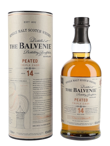 Balvenie 14 Year Old Peated Triple Cask  70cl / 48.3%