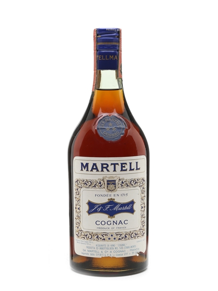 Martell 3 Star Cognac Bottled 1970s 75cl / 40%