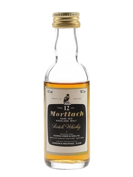 Mortlach 12 Year Old Bottled 1980s - Gordon & MacPhail 5cl / 40%