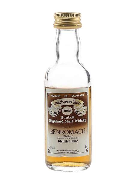 Benromach 1968 Connoisseurs Choice Bottled 1980s - Gordon & MacPhail 5cl / 40%