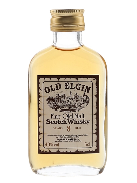 Old Elgin 8 Year Old Bottled 1980s - Gordon & MacPhail 5cl / 40%