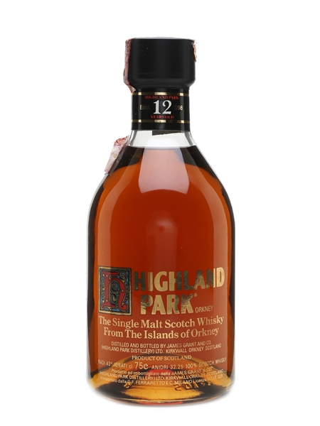 Highland Park 12 Year Old Bottled 1980s 75cl / 43%