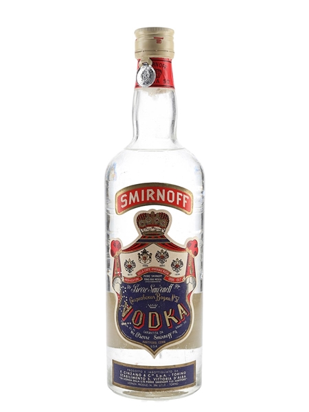 Smirnoff Vodka Bottled 1950s 75cl / 50%