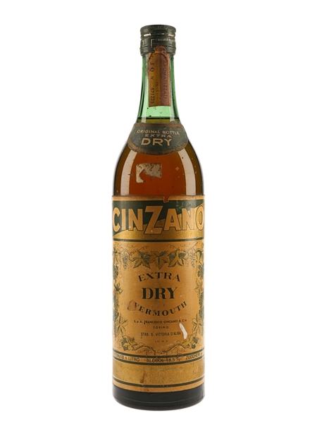 Cinzano Extra Dry Bottled 1960s 100cl / 18.5%