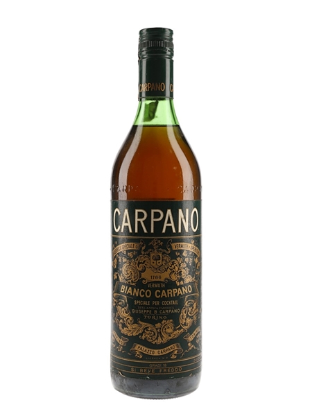 Carpano Vermouth Bianco Bottled 1970s 100cl / 18%