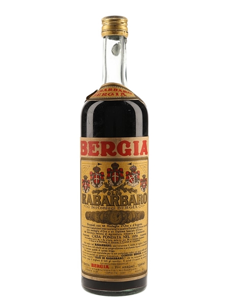 Bergia Rabarbaro Bottled 1950s 100cl / 18%