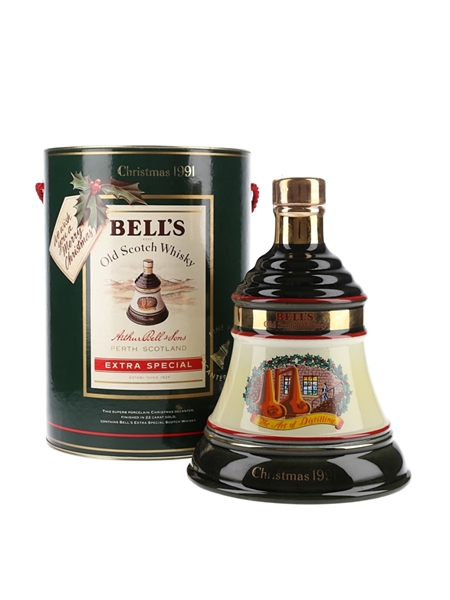 Bell's Christmas 1991 Ceramic Decanter The Art Of Distilling 70cl / 40%