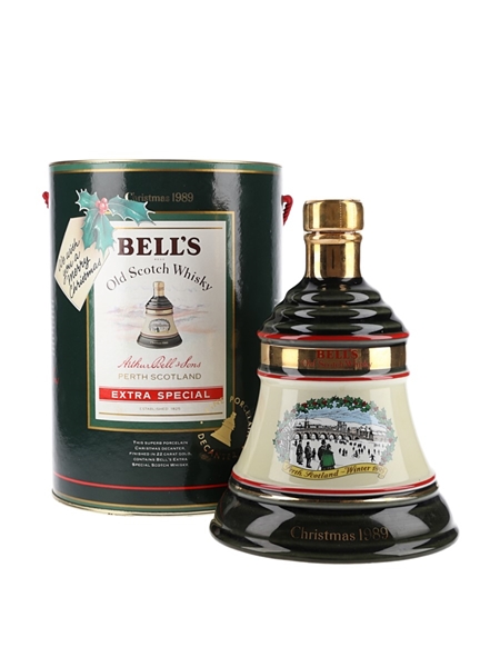 Bell's Christmas 1989 Ceramic Decanter Perth Winter 1895 75cl / 43%