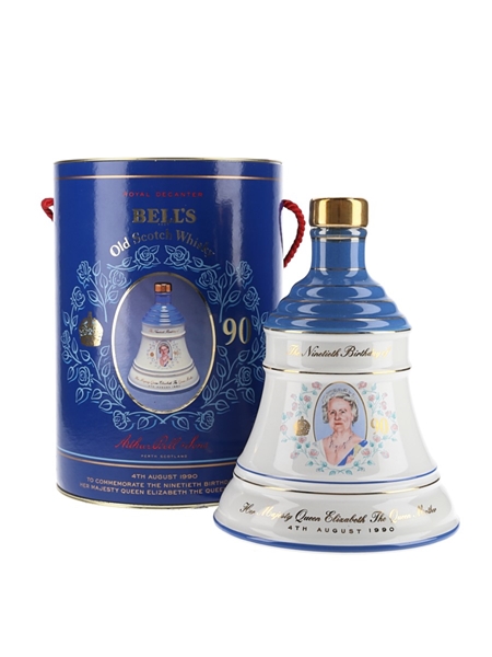 Bell's Ceramic Decanter The Queen Mother's 90th Birthday 75cl / 43%