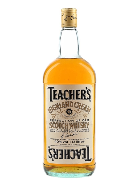 Teacher's Highland Cream Bottled 1980s 113cl / 40%