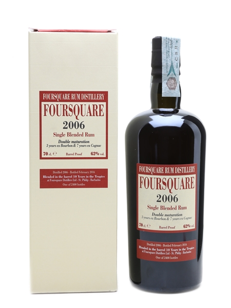 Foursquare 2006 Single Blended Rum 10 Year Old - Velier 70cl / 62%