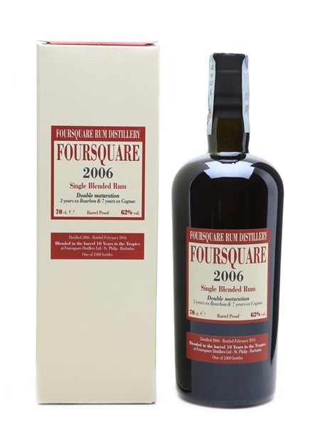 Foursquare 2006 Single Blended Rum 10 Year Old - Velier 70cl / 62%