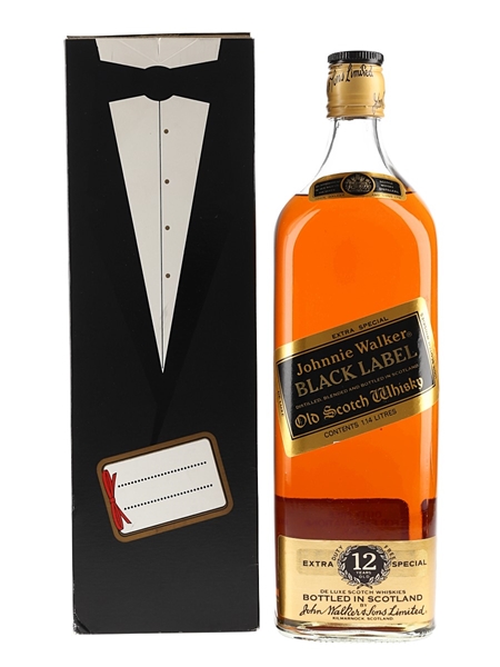 Johnnie Walker Black Label 12 Year Old Bottled 1990s - Duty Free 114cl / 43.5%