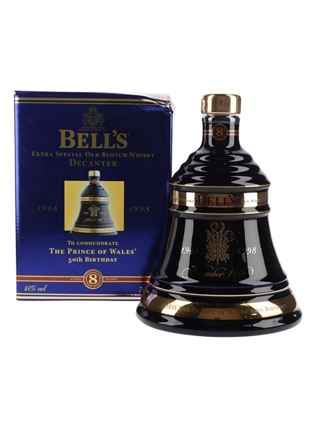 Bell's Ceramic Decanter The Prince Of Wales' 50th Birthday 70cl / 40%