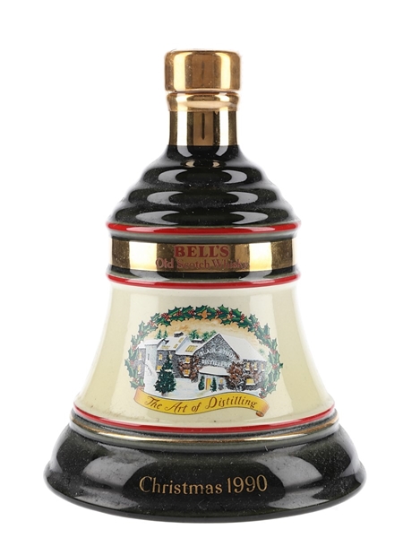 Bell's Christmas 1990 Ceramic Decanter The Art Of Distilling 75cl / 43%