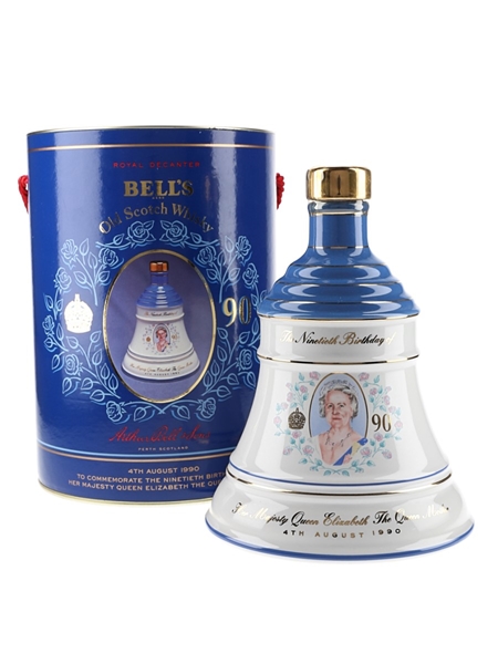 Bell's Ceramic Decanter The Queen Mother's 90th Birthday 75cl / 43%